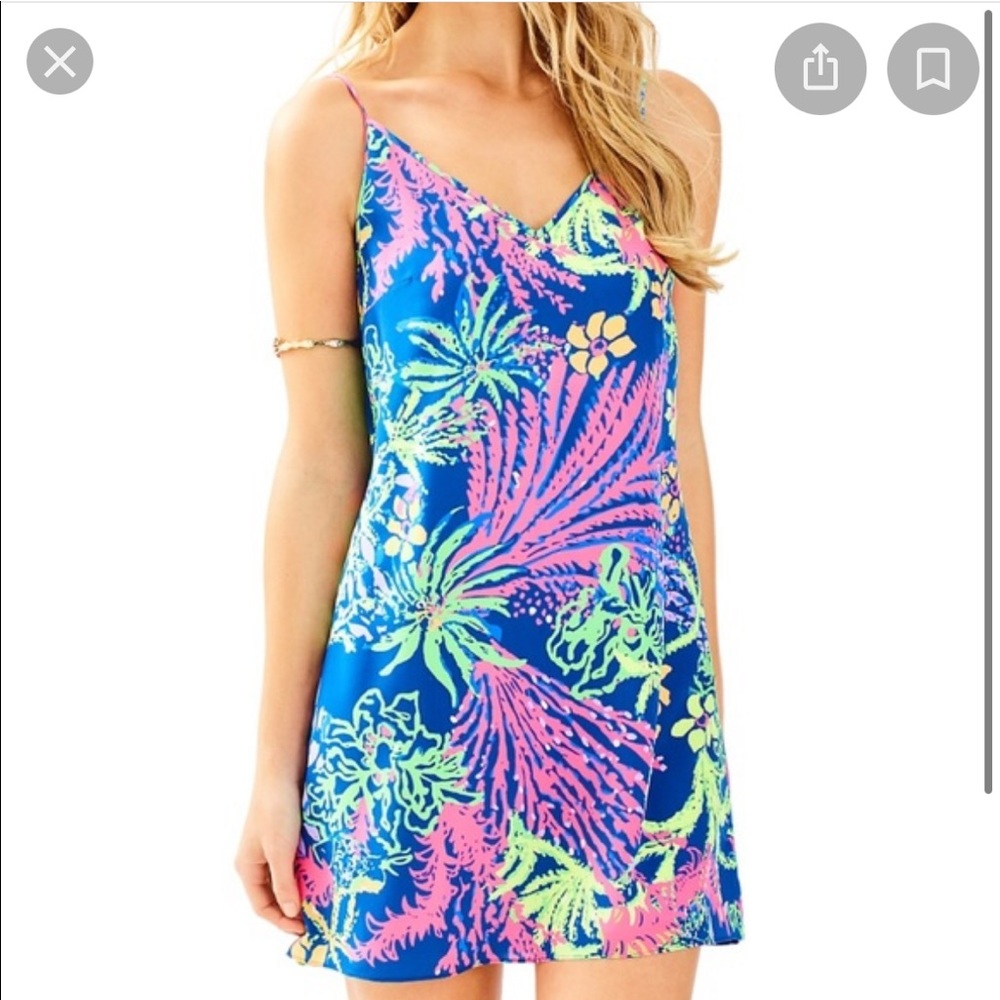 Lilly Pulitzer Lela 100% silk dress